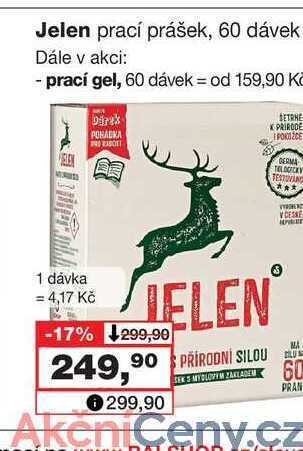 Barvy a laky drogerie Jelen prací prášek, 60 dávek nabídka