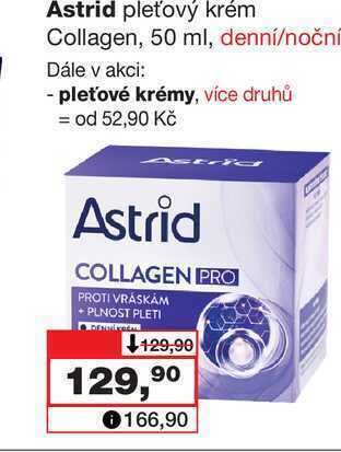Barvy a laky drogerie Astrid pleťový krém collagen, 50 ml, denní/noční nabídka