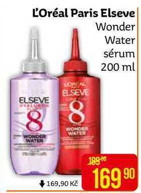 Teta L'oréal paris elseve wonder water sérum 200 ml nabídka
