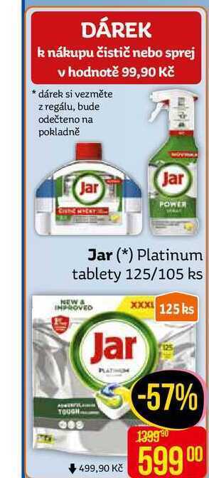 Jar kapsle do myčky 125ks, vybrané druhy