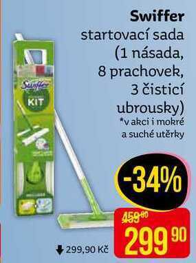 Teta Swiffer startovací sada (1 násada, 8 prachovek, 3 čisticí ubrousky) nabídka
