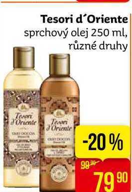 Teta Tesori d'oriente sprchový olej 250 ml nabídka