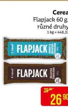 Teta Cerea flapjack 60 g. různé druhy nabídka