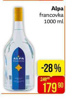 Teta Alpa francovka 1000 ml nabídka