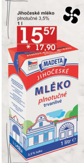 Jip Jihočeské mléko plnotučné 3,5% 11 nabídka