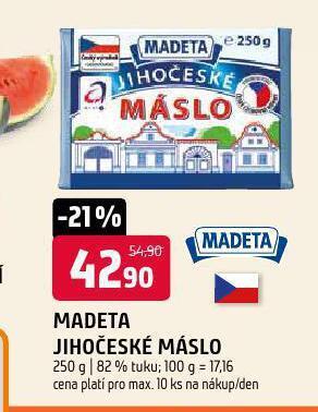 Terno Jihočeské máslo nabídka