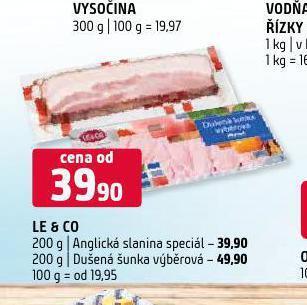Terno Anglická slanina nabídka