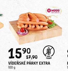 Terno Vídeňské párky extra nabídka