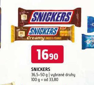 Terno Snickers nabídka