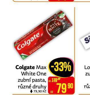 Teta Colgate max white one zubní pasta nabídka