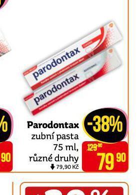 Teta Parodontax zubní pasta nabídka