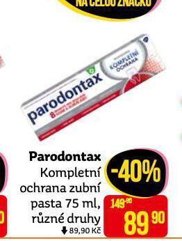 Teta Parodontax kompletní ochrana zubní pasta nabídka