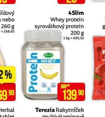 Teta 4slim whey protein syrovátkový protein nabídka