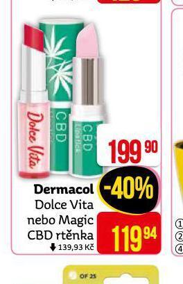 Teta Dermacol rtěnka nabídka