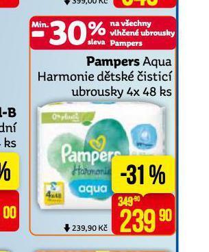 Teta Pampers dětské vlhčené ubrousky nabídka