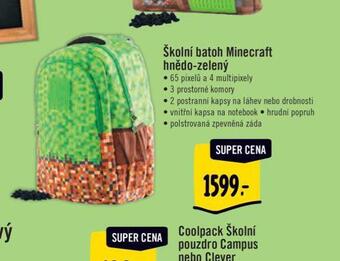 Albert Školní batoh minecraft hnědo-zelený nabídka