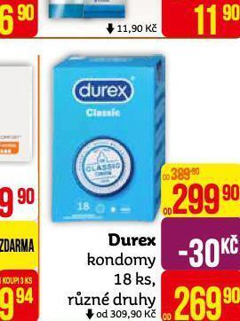 Teta Durex kondomy nabídka