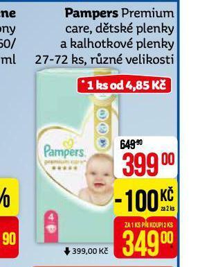 Teta Pampers dětské plenky nabídka