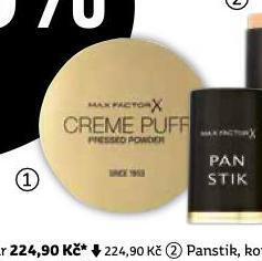 Teta Max factor pudr nabídka