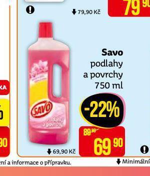 Teta Savo na podlahy a povrchy nabídka
