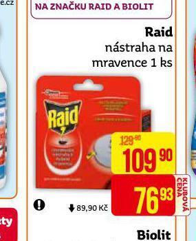 Teta Raid nástraha na mravence nabídka