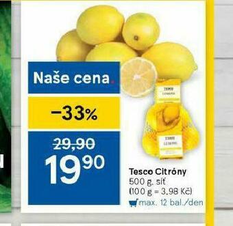Tesco Citrony nabídka