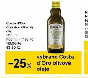 Tesco Costa d´oro classico olivový olej nabídka