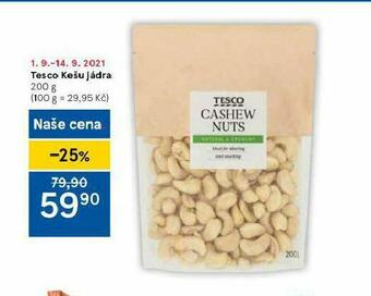 Tesco Tesco kešu jádra nabídka