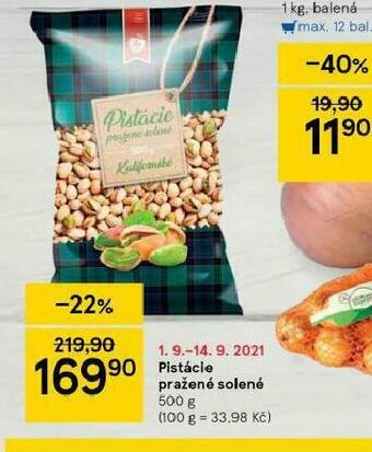 Tesco Pistácie pražené solené nabídka