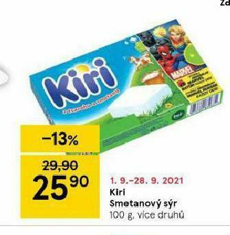Tesco Kiri smetanový sýr nabídka
