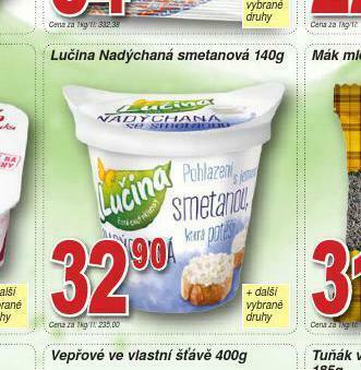 Lučina nadýchaná smetanová