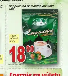 Lidl Cappuccino samantha oříškové nabídka