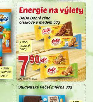 Lidl Bebe dobré ráno oříškové s medem nabídka