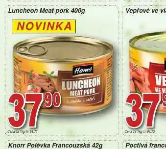 Luncheon meat pork