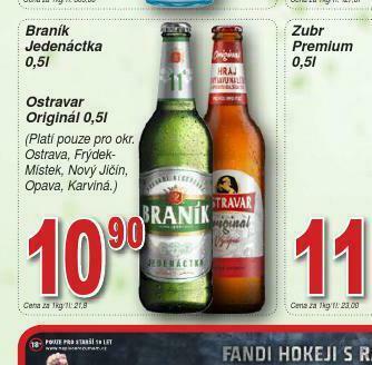 Lidl Pivo braník 11 nabídka