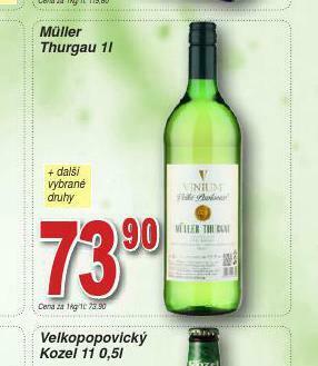 Lidl Müller thurgau nabídka