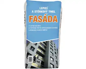 Lepicí a stěrkový tmel fasáda, 25 kg
