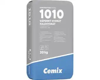 Hašené vápno cemix bílé pytel 20kg