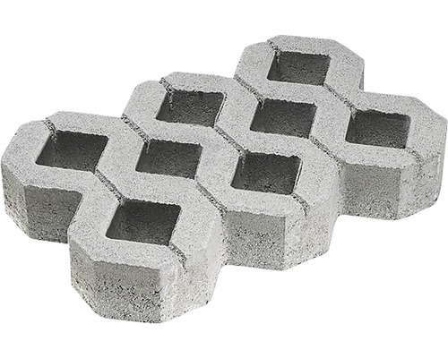 Hornbach Zatravňovací dlažba betonová 60 x 40 x 8 cm šedá nabídka
