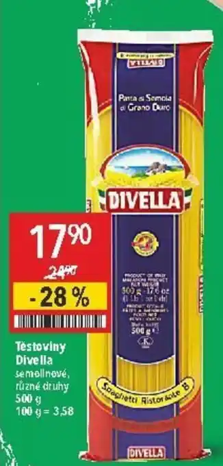 Globus Těstoviny Divella 500g nabídka
