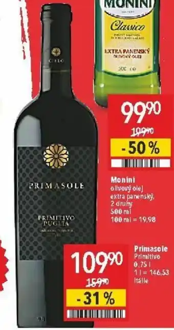 Globus Primasole Primitivo 750ml nabídka