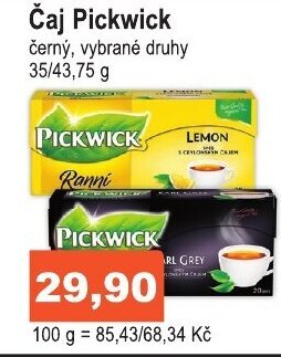 COOP DISKONT Čaj Pickwick nabídka