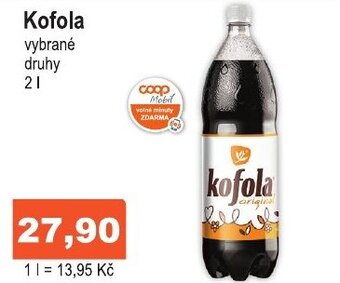 COOP DISKONT Kofola nabídka