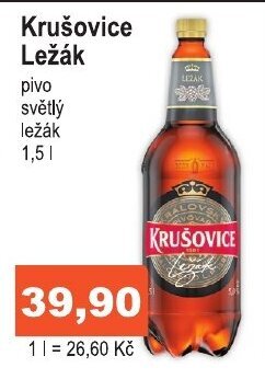 COOP DISKONT Krušovice Ležák nabídka