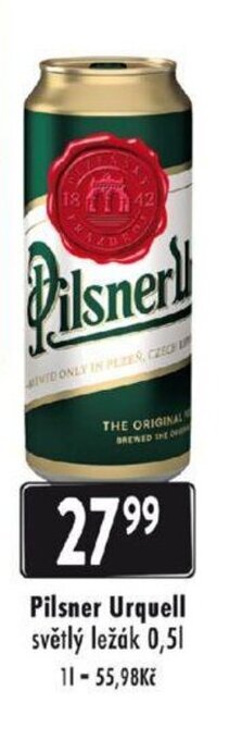 Qanto Pilsner Urquell nabídka