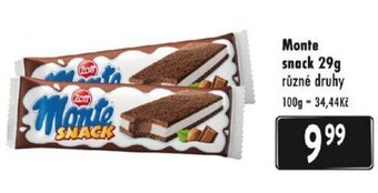 Qanto Monte snack 29g nabídka