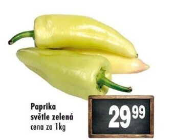 Qanto Paprika světle zelená nabídka