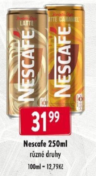 Qanto Nescafe 250ml nabídka