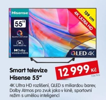 Smart televize Hisense 55"