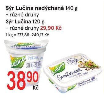 Žabka Sýr Lučina nadýchaná nabídka